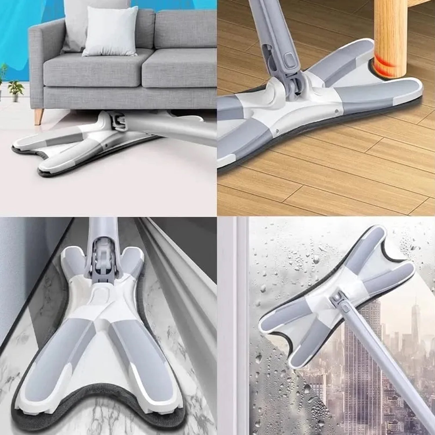 7818 Adjustable Long Handle 360 Degree Flat Hand Mop, X Type, Automatic Water Rotation for Wood, Ceramic Tile, Easy Squeeze Mop for Floor, Window, Wall, Kitchen, Sofa, Corners, Ceiling 7818 Adjustable Long Handle 360 Degree Flat Hand Mop, X Type, Automatic Water Rotation for Wood, Ceramic Tile, Easy Squeeze Mop for Floor, Window, Wall, Kitchen, Sofa, Corners, Ceiling